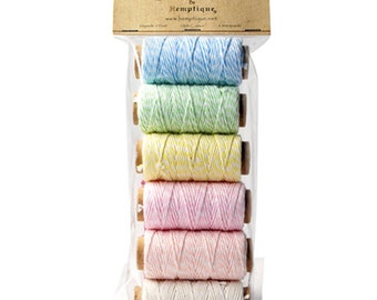 Cotton Baker's Twine Mini Spools 2-Ply