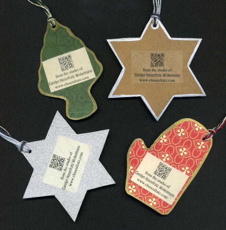 Hand Decorated Bookmarks Christmas and Hanukkah image 10