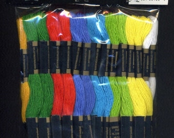 Janlynn Cotton Embroidery Floss Pack 8.7yd 36/Pkg