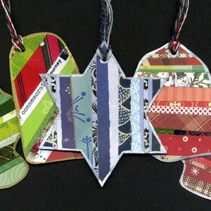 Hand Decorated Bookmarks Christmas and Hanukkah image 1