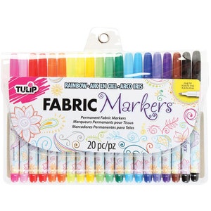 Tulip Writer Fabric Marker Set 20/Pkg
