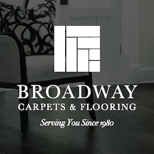 Chevron Wood Tile Floor Company or Installer // Professional Flooring Logo Design