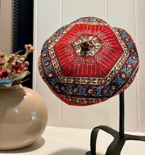 Women’s Mid-Century Tapestry Fez Hat