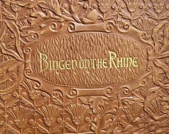 1883 Bingen on the Rhine Leather hardback Caroline E S Norton