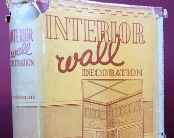 1940s Interior Wall Decoration by F N Vanderwalker 1941