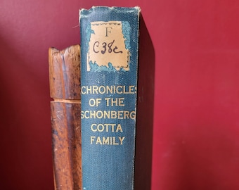 1863 Chronicles of the Schönberg-Cotta Family 1863 Lippincott Milvaine Martin Luther Norman Williams Public Library