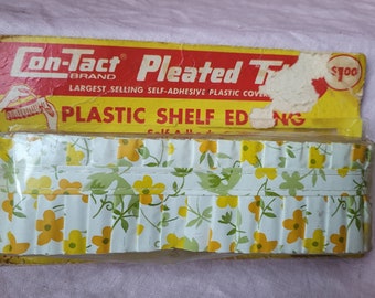 Pleated Shelf Trim Retro Contact Brand Self Adhesive Plastic Shelf Edging