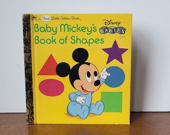 Baby Mickey's Book of Shapes A First Little Golden Book Disney Babies