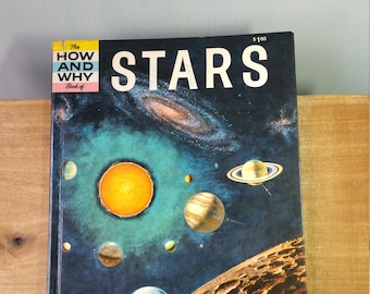 The How and Why Book of Stars 1960 Norman Hoss James Ponter - Astronomy, Planets, History, Star Hunting MCM Childrens Science Kids