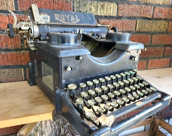 Antique Typewriter, Royal 10 Restored and Working - Etsy