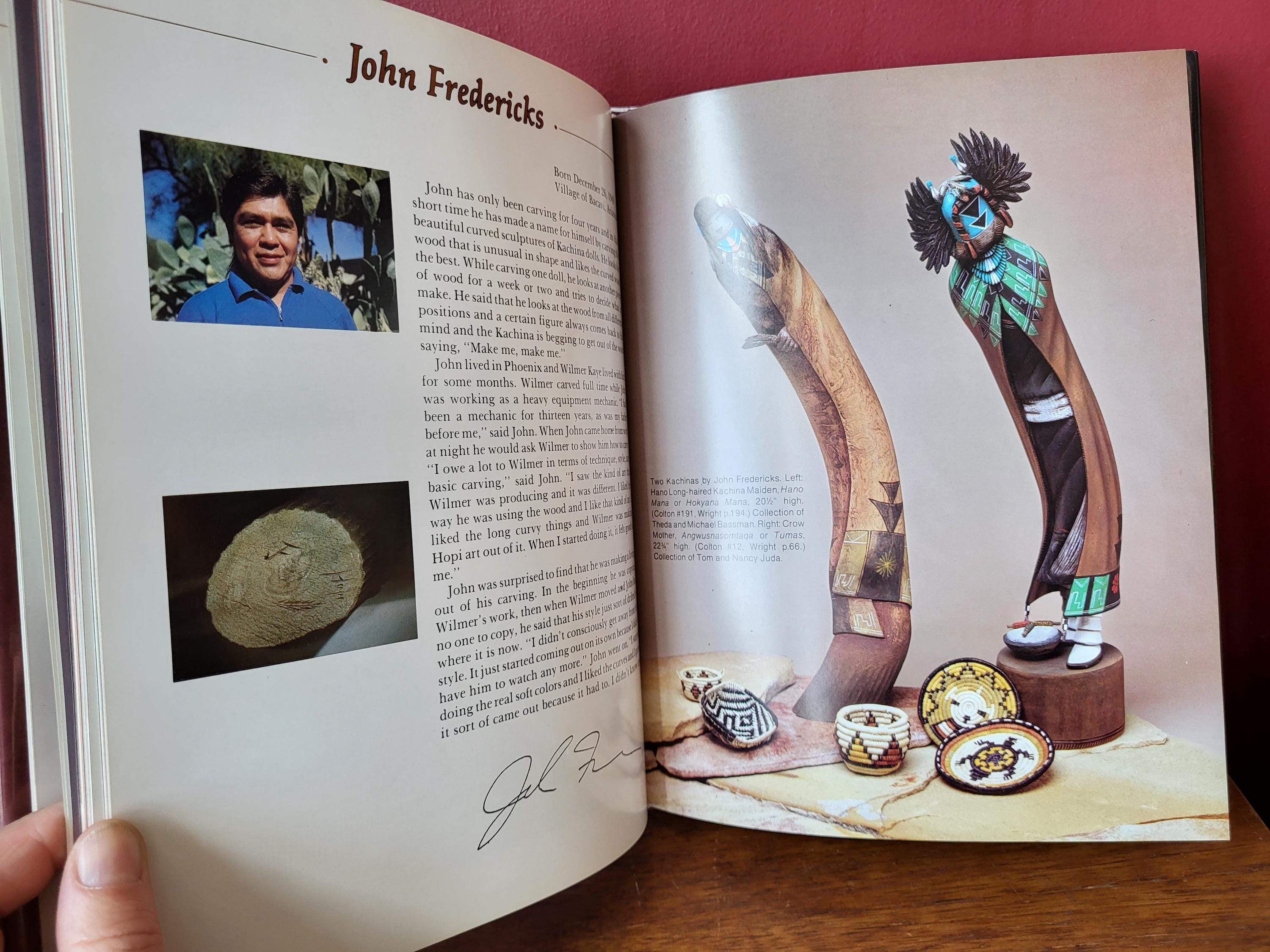 Hopi Kachina Dolls Book: Theda Bassman, 1991 Hardback, Wood
