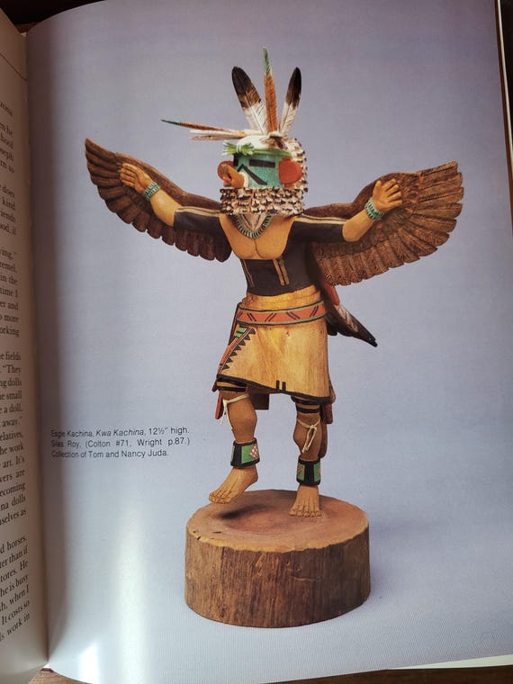 Hopi Kachina Dolls Book: Theda Bassman, 1991 Hardback, Wood
