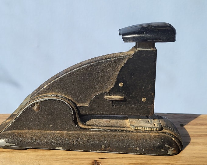 Speed Products Stapler Art Deco Office Desktop Textured Etsy