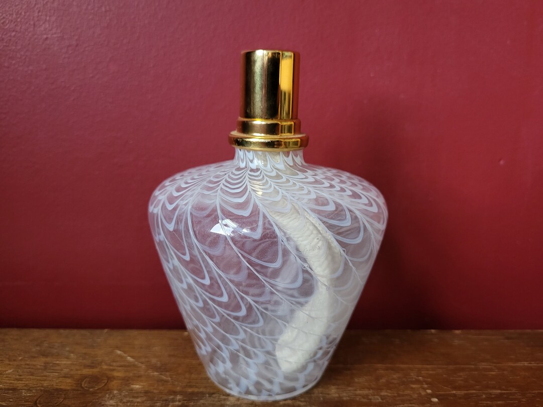 Home Fragrance Lamp, Art Glass Diffuser With Wick Light and Blow It Out