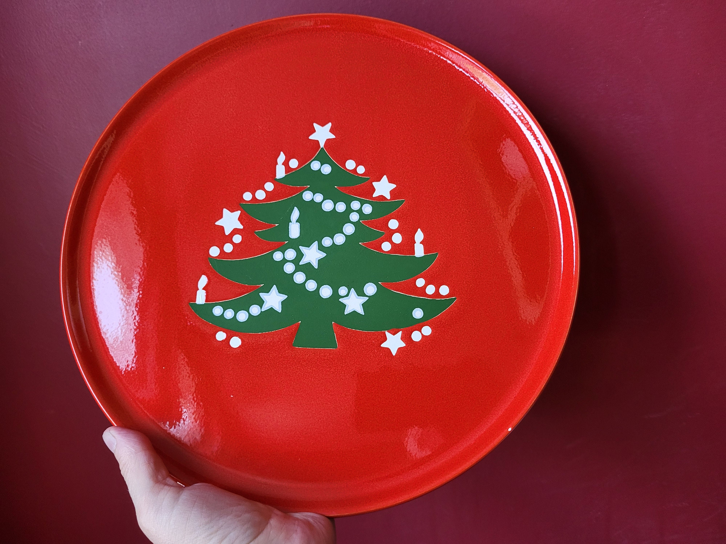 Waechtersbach Christmas Tree Plate: Large Holiday Serving Dish - Etsy