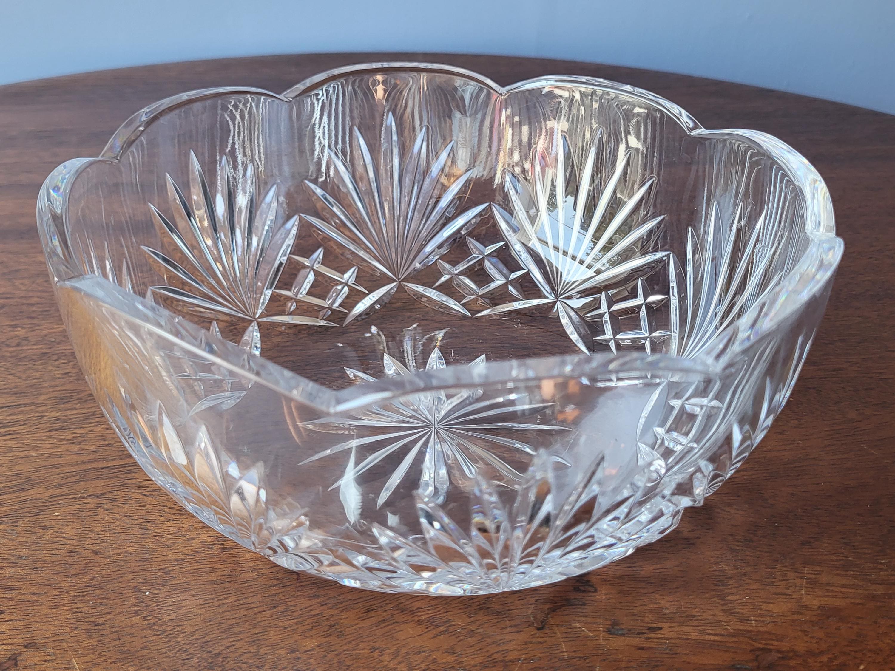 【ユーゴスラビア　ＲＯＧＡＳＫＡ (ロガスカ)　クリスタル ボウル】 ユーゴスラビア ROGASKA (ロガスカ) クリスタル ボウル】