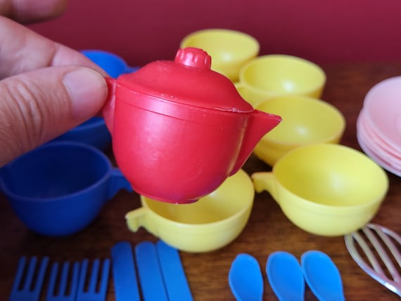 Set Stoviglie Di Plastica 28 Pezzi - Per 4 Persone, Picnic E Campeggio Senza BPA - Foto 8