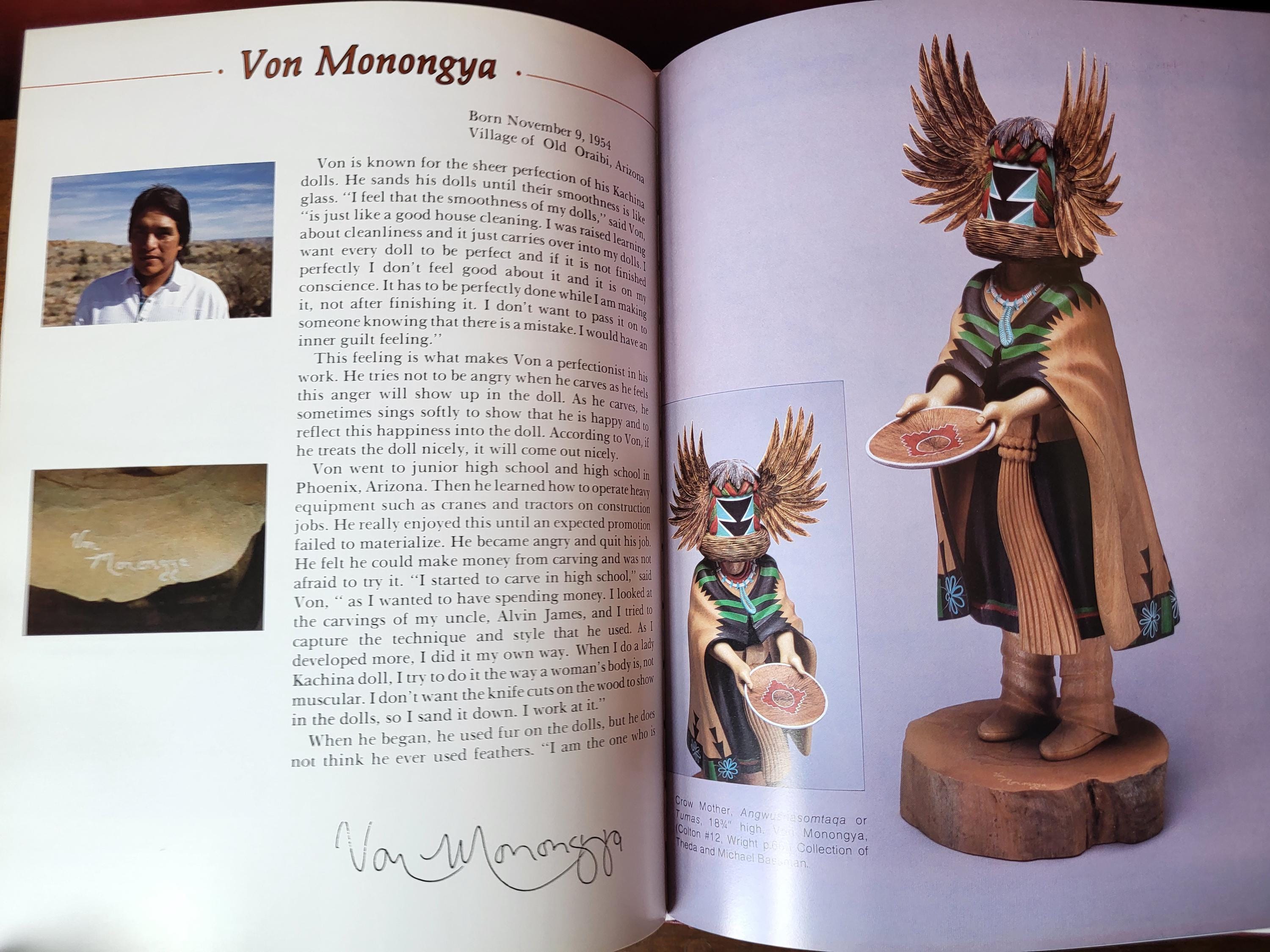 Hopi Kachina Dolls Book: Theda Bassman, 1991 Hardback, Wood