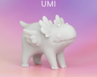 Soft Dragon UMI, kit de figurines miniatures en résine à peindre à faire soi-même