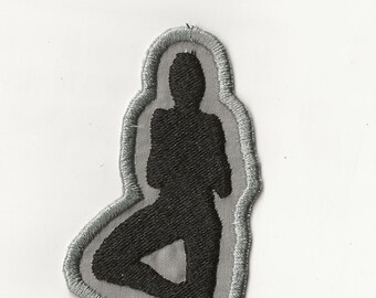Yoga Silhouette Patch! Custom Made!