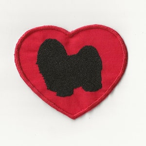 Lhasa Apso Dog Breed Embroidery Patch (3 X 3.5 Inches) Iron-On