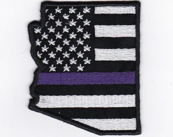 Arizona First Responder State Flag Patch! Custom Made!