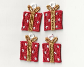 2" Present Charms, set of 4!