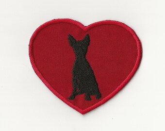 3" I Love my Fox Terrier Patch!