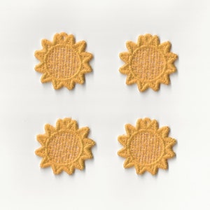 1.5” Sun Charms, Set of 4!