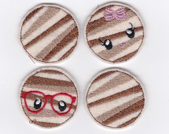 2" Jupiter Felties, Set of 4!