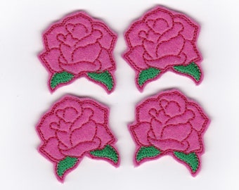 2" Rose Felties, set of 4 custom color!