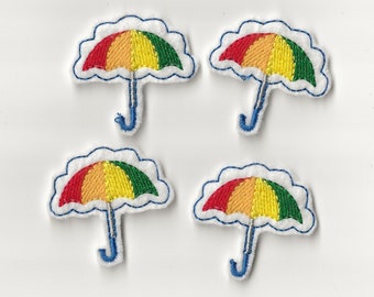 Umbrella Felties! Custom Color, Set of 4!