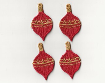 2" Christmas Ornament Charms, set of 4!