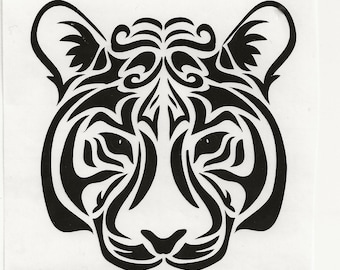Tiger Vinyl Decal 2! Multiple sizes custom made!