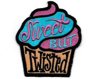 Twisted but Sweet Cupcake Patch Custom Made!