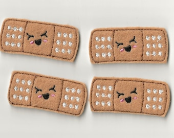 Bandaid Felties! Custom Color, Set of 4!