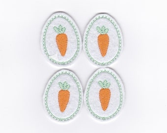 2" Carrot Easter Egg Felites, Set of 4!