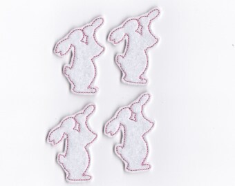 2" Mother Rabbit Felties, Set of 4 custom color!