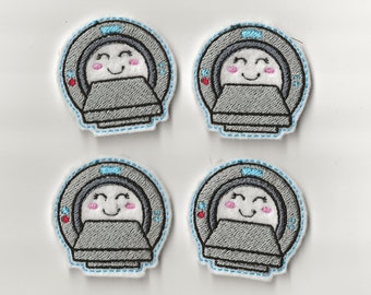 MRI / CT Kawaii Felties! Custom Color, Set of 4!