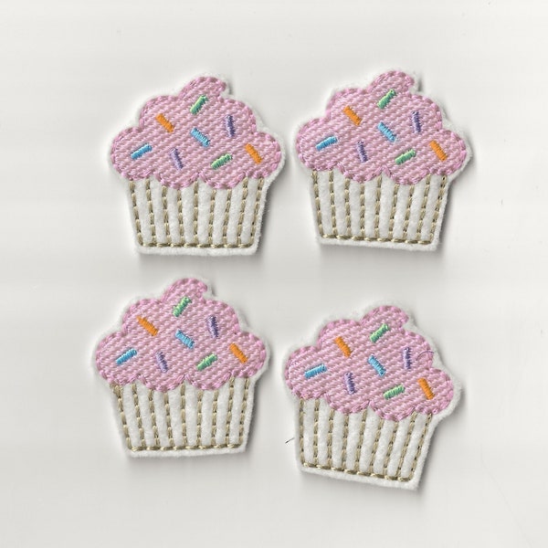 Cupcake Felties! Couleur personnalisée, ensemble de 4!