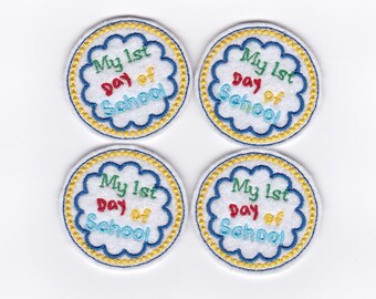 2" My 1st Day of School Felties. Set of 4!