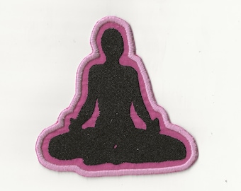 Yoga Silhouette Patch! Custom Made!