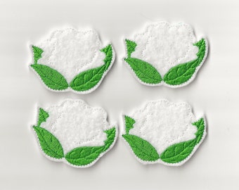 Cauliflower Felties! Custom Color, Set of 4!