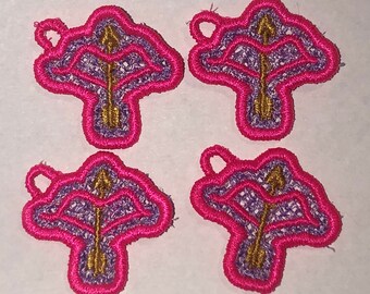 2" Cupid's Arrow Charms, set of 4!