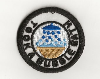 2" Took a Bubble Bath Merit Badge, Patch! Any Color combo! Custom Made!