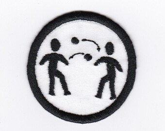 2" Snowball fight Merit badge, Custom made!