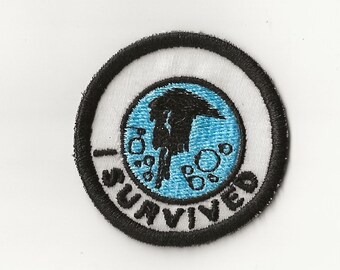 2" I Survived Jelly Fish Merit Badge, Patch! Any Color combo! Custom Made!