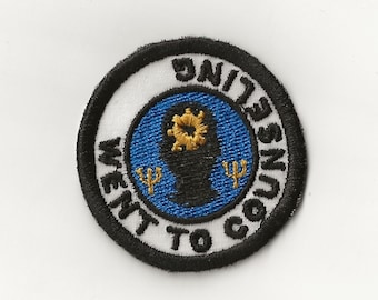 2" Went to Counseling Merit Badge, Patch! Any Color combo! Custom Made!