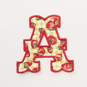 Carta de morango Gingham, patch!