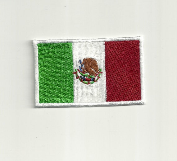 Mexican Flag Patch Custom Made!